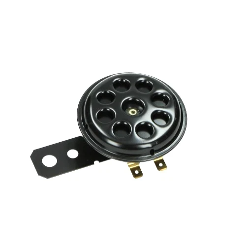Klaxon avertisseur sonore universel 12V rond noir Ø70mm Moto 50cc 125cc
