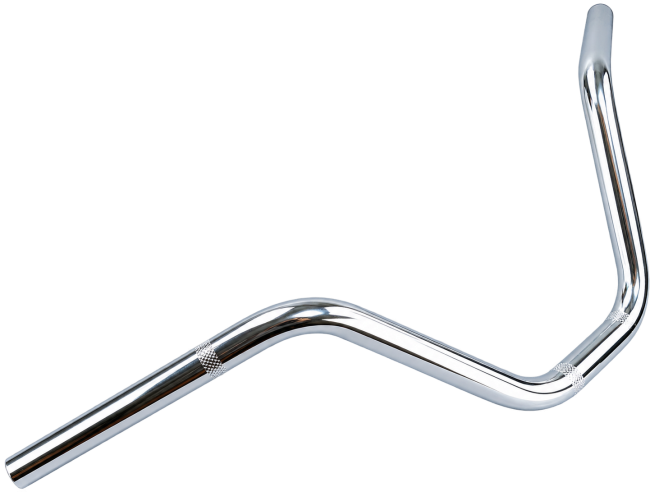Guidon de vélo chromé brillant