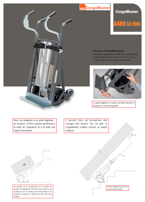 Diable A400 Li-Ion AAT CargoMaster 