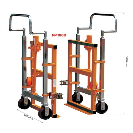 DIABLE JUMELÉ LÈVE CHARGE DE 600KG A 1800KG