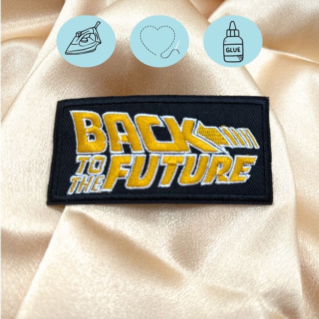 Ecusson Retour vers le futur brodé