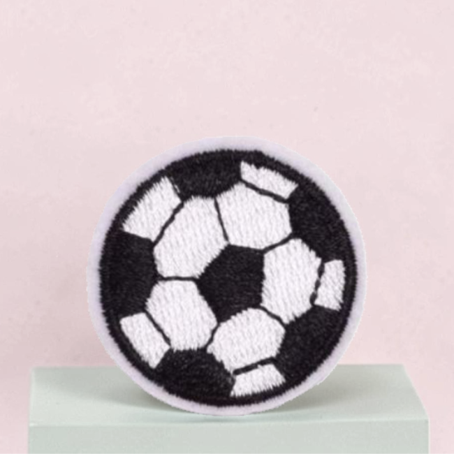 Patch brodé ballon de foot 2 tailles