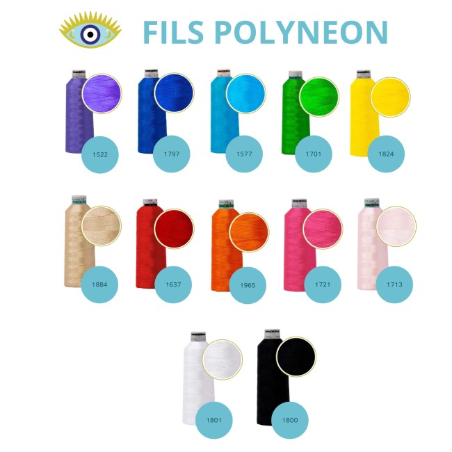Fils polyneon pour votre bannière personnalisée 
