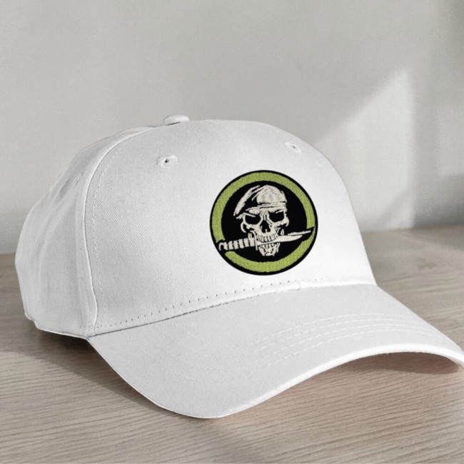 Patch crâne et couteau punk