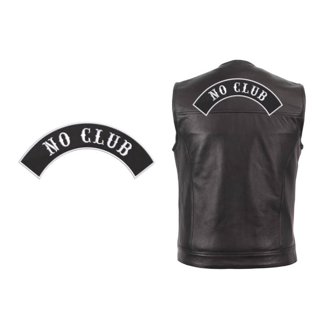 Bannière haute rocker personnalisée Bannière haute rocker personnalisée brodée pour le dos d’un gilet biker ou d’une veste moto