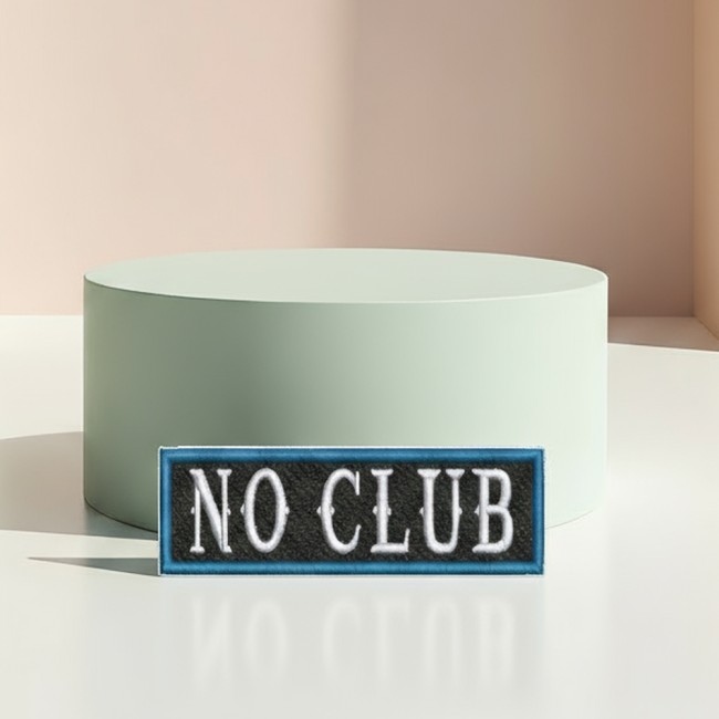 Patch brodé personnalisé - bannière prénom moto