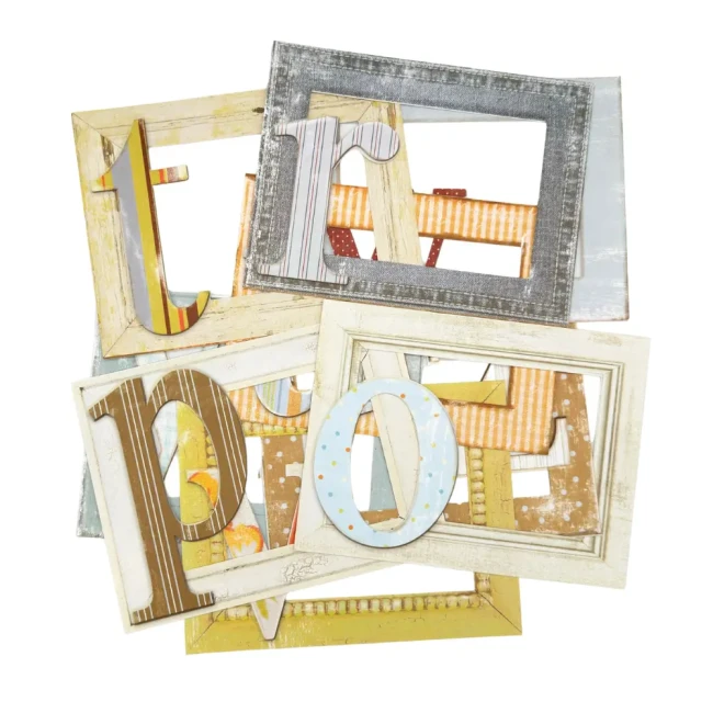 embellissements cadres alphabet monogram frames wild asparagus my minds eye saperlipopette 35 découpes cadres alphabet My MInd's eye scrapbooking