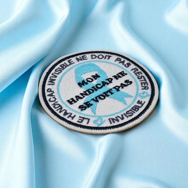 Patch thermocollant avec ruban turquoise