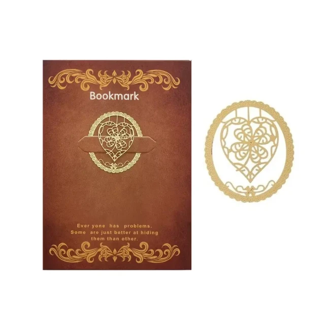 Marque page coeur