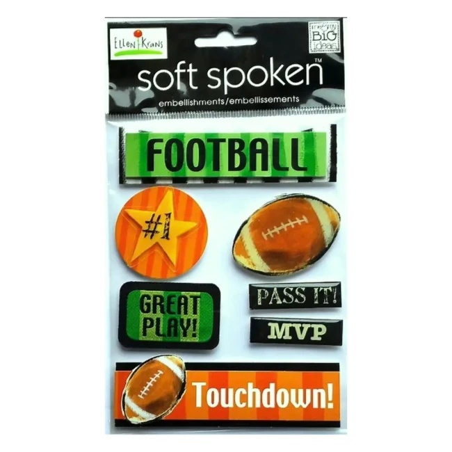 Autocollants 3d foot américain Stickers 3D Football, scrapbooking