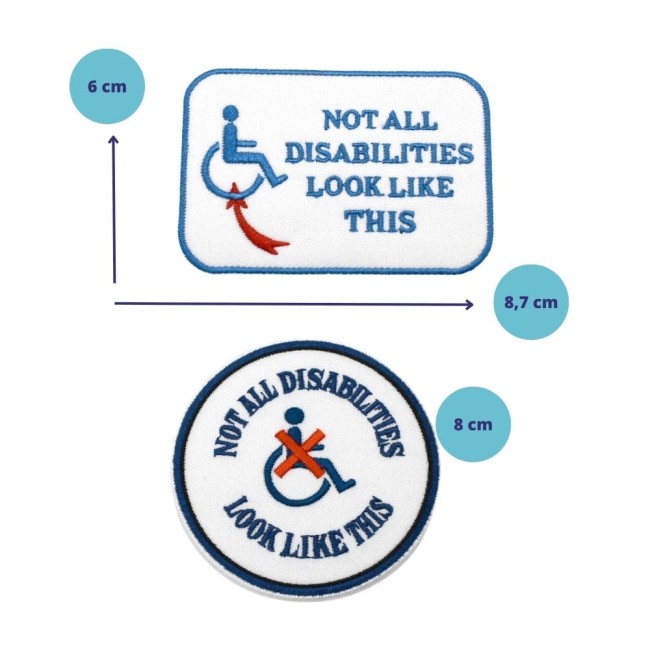 Visuel comparatif des deux formats du patch 