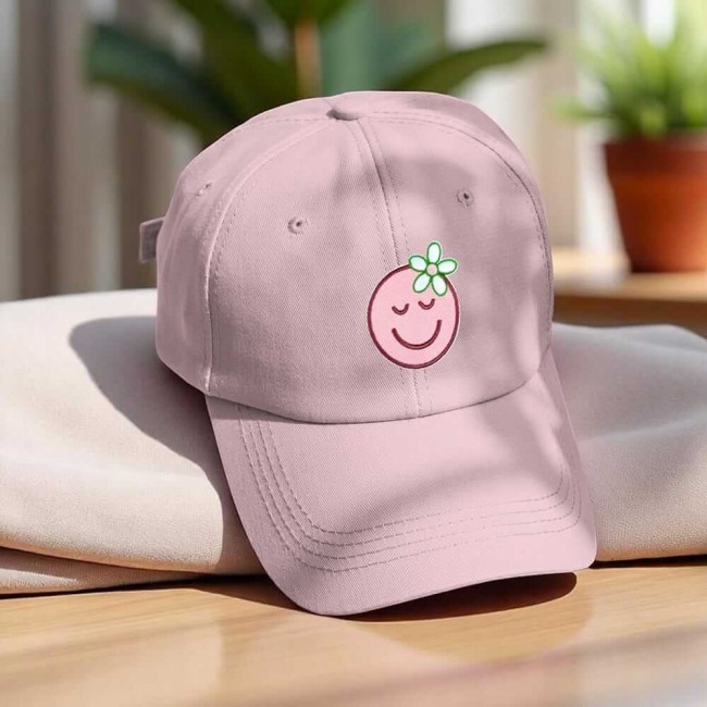 Patch rétro thermocollant sur une casquette