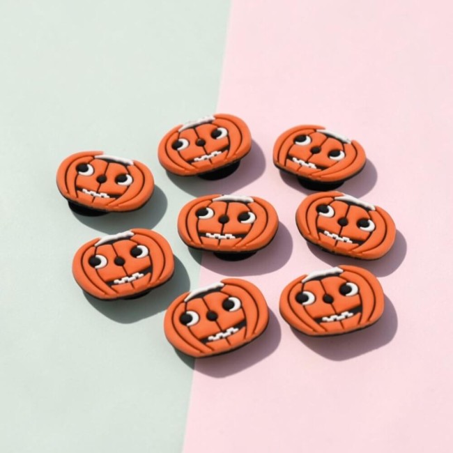Shoe charm citrouille Halloween pour crocs