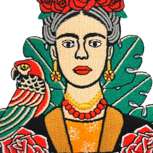 patch brodé Frida Kahlo vue de face