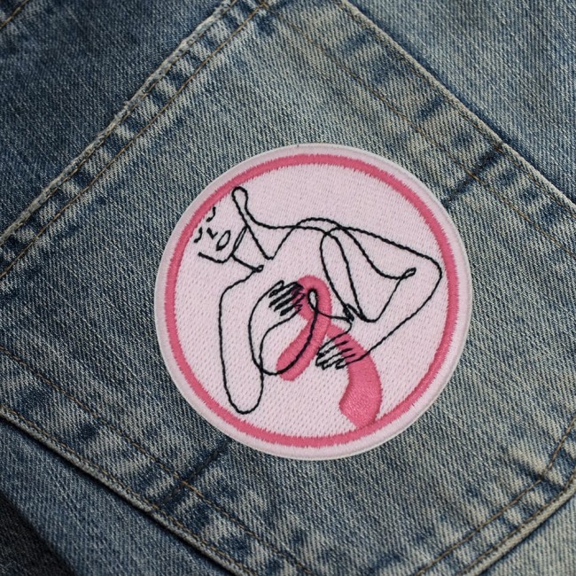 Inspiration mode : patch ruban rose