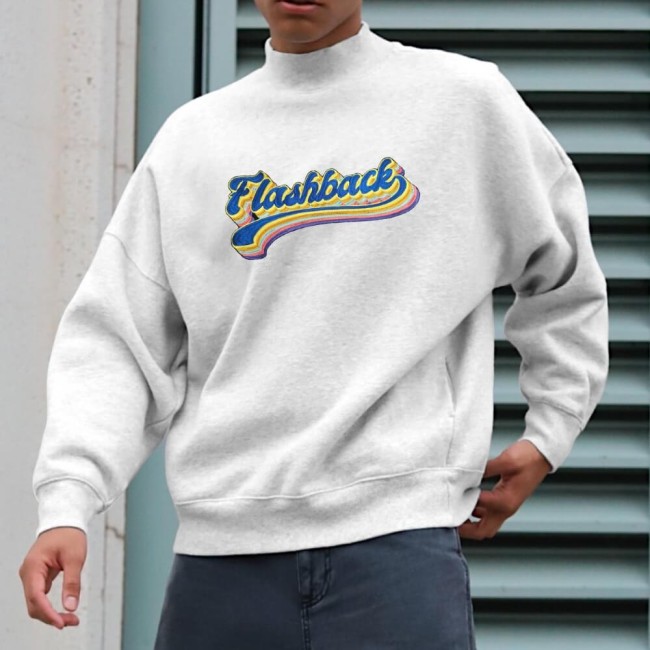 Patch Flashback brodé sur un hoodie