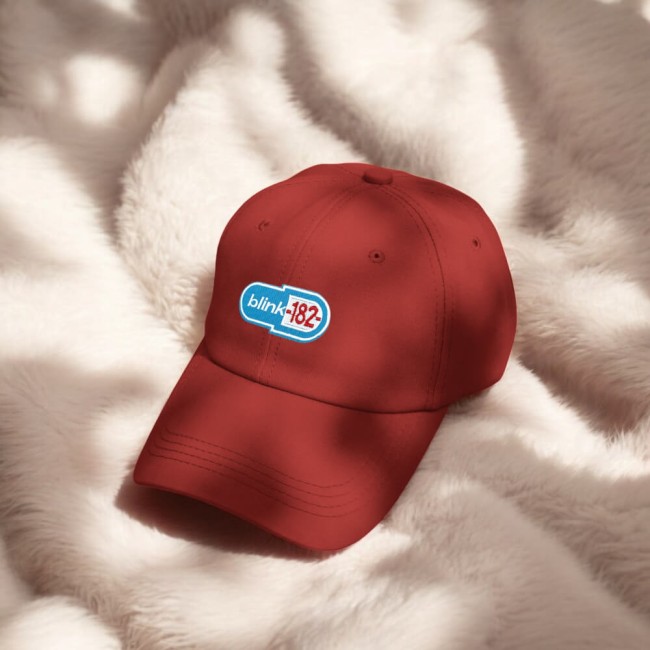 Casquette personnalisée avec le patch Blink 182