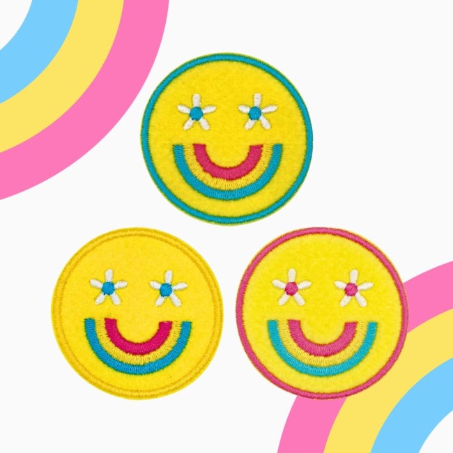 Patch brod arc-en-ciel pansexuel, gay ride Ecusson thermocollant pansexuel transgenre, lesbienne au choix