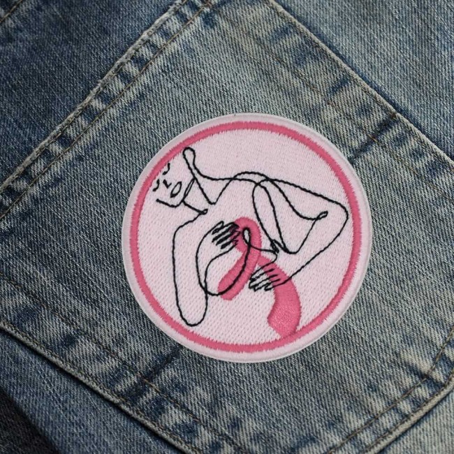 Inspiration mode : patch ruban rose