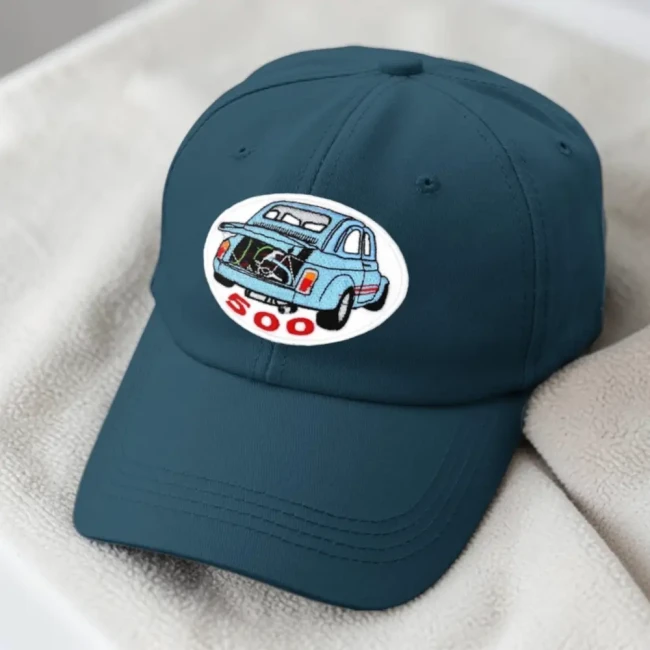 Patch voiture italienne Fiat 500 à thermocoller