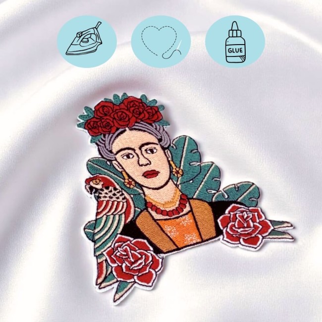 frida kahlo brodé à coudre ou à coller