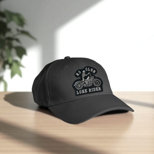 Patch thermocollant lon rider sur une casquette 