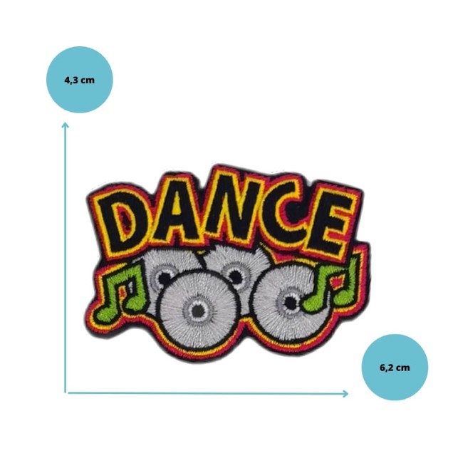 Patch brodé original pour vêtement ou accessoire