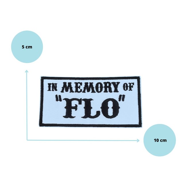 Personnalisez ce patch de 10 cm x 5 cm avec le nom ou surnom de votre choix Patch hommage thermocollant 10 cm