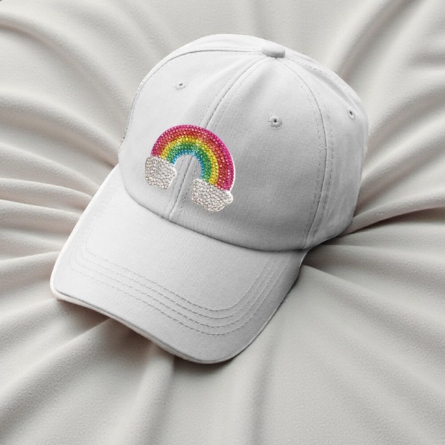 Patch thermocollant arc-en-ciel