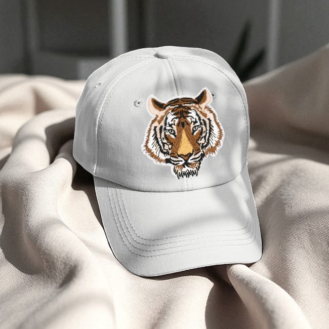 Patch brodé tigre marron 
