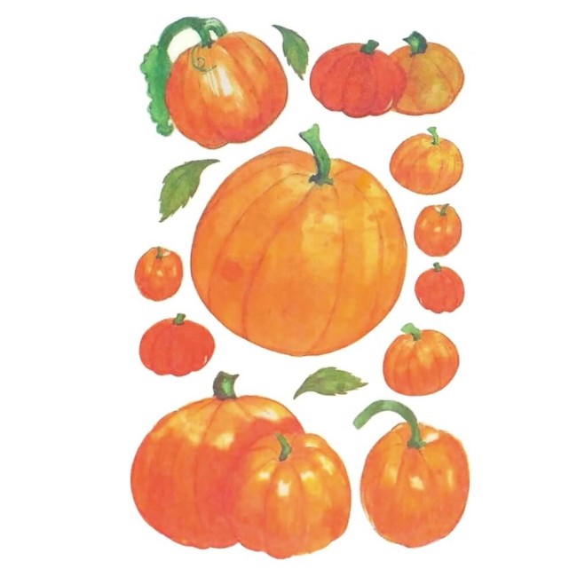 Stickers citrouilles Halloween en vélin Sandylion Autcollants citrouilles Halloween en vélin Sandylion