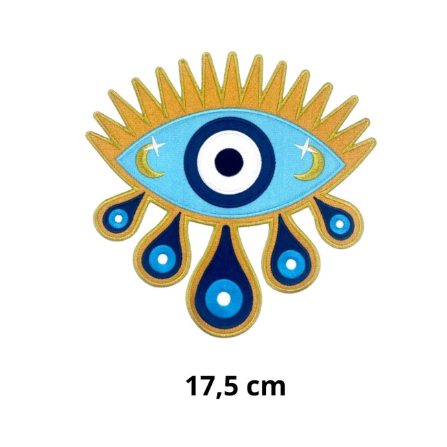 Ecusson thermocollant nazar 17.5 cm