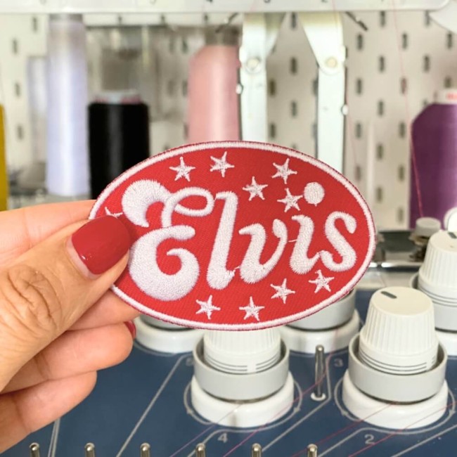 Patch brodé Elvis Presley - Hommage à la légende du rock and roll 