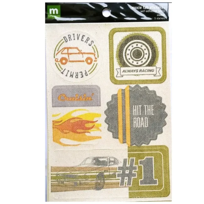 Autocollants voyage Making Memories pour vos projets de scrapbooking, carterie créative Stickers texturés voyage Making Memories moxie fab