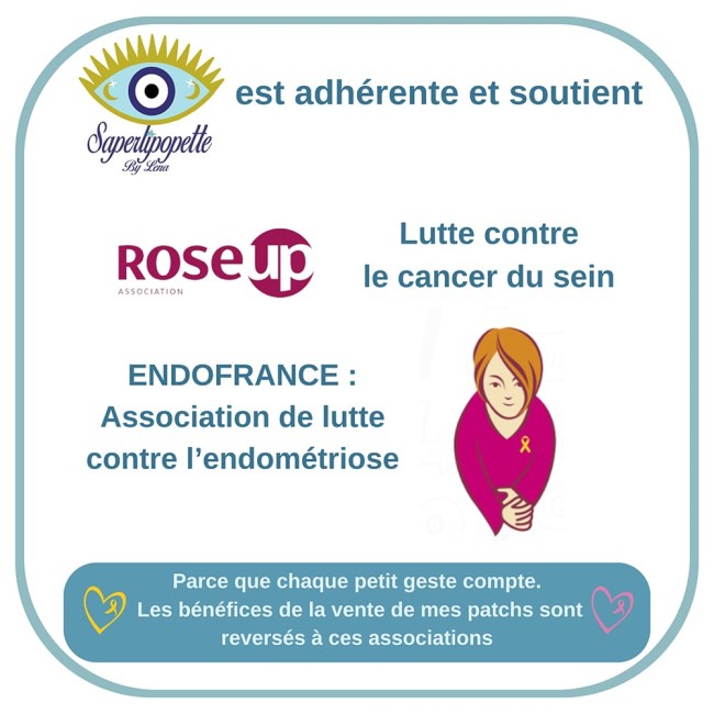 Bénéfices reversés aux associations Endofrance et Roseup