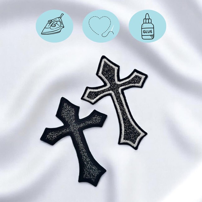 Fil métallique et pailletés pour personnaliser votre patch