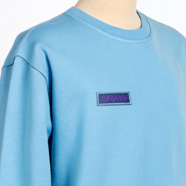 Ecusson k-pop BTS ARMY sur un hoodie