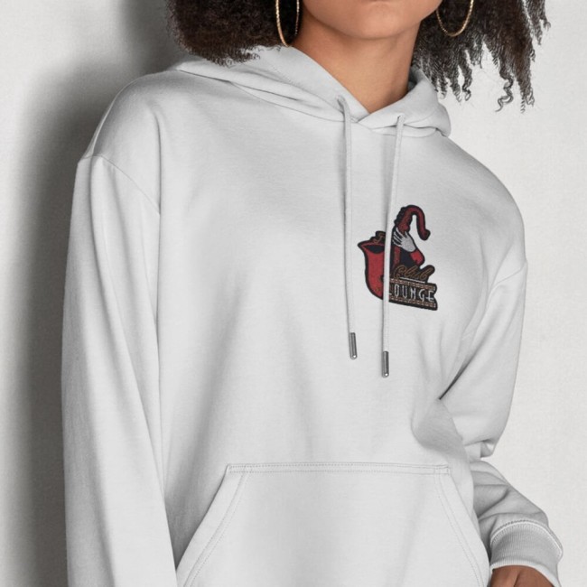 Patch thermocollant au style jazz rétro qui personnalise un hoodie