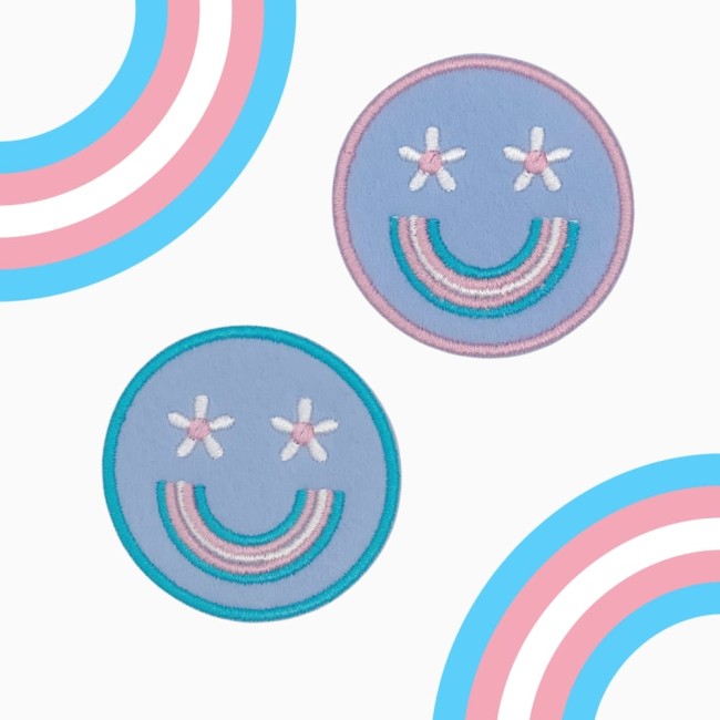 Patch brodé transgenre Ecusson thermocollant transgenre personnalisable