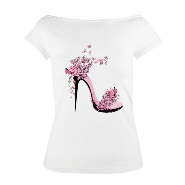 Transfert sandale sur un tee-shirt