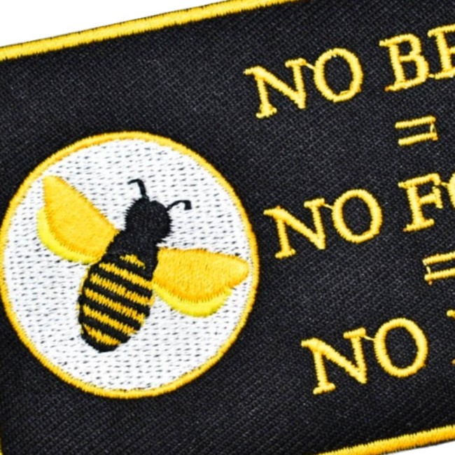 Casquette customisée avec écusson No Bees
