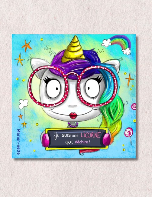 LICORNE QUI DECHIRE