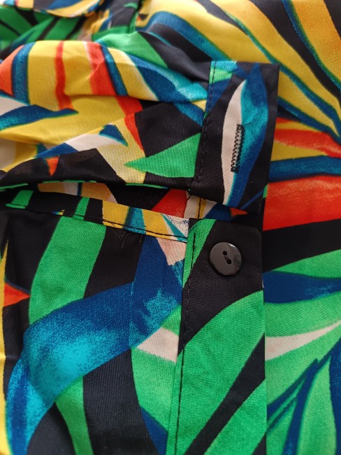 Chemise tropicale manche