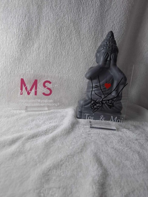 Plaque plexi "Toi et Moi"