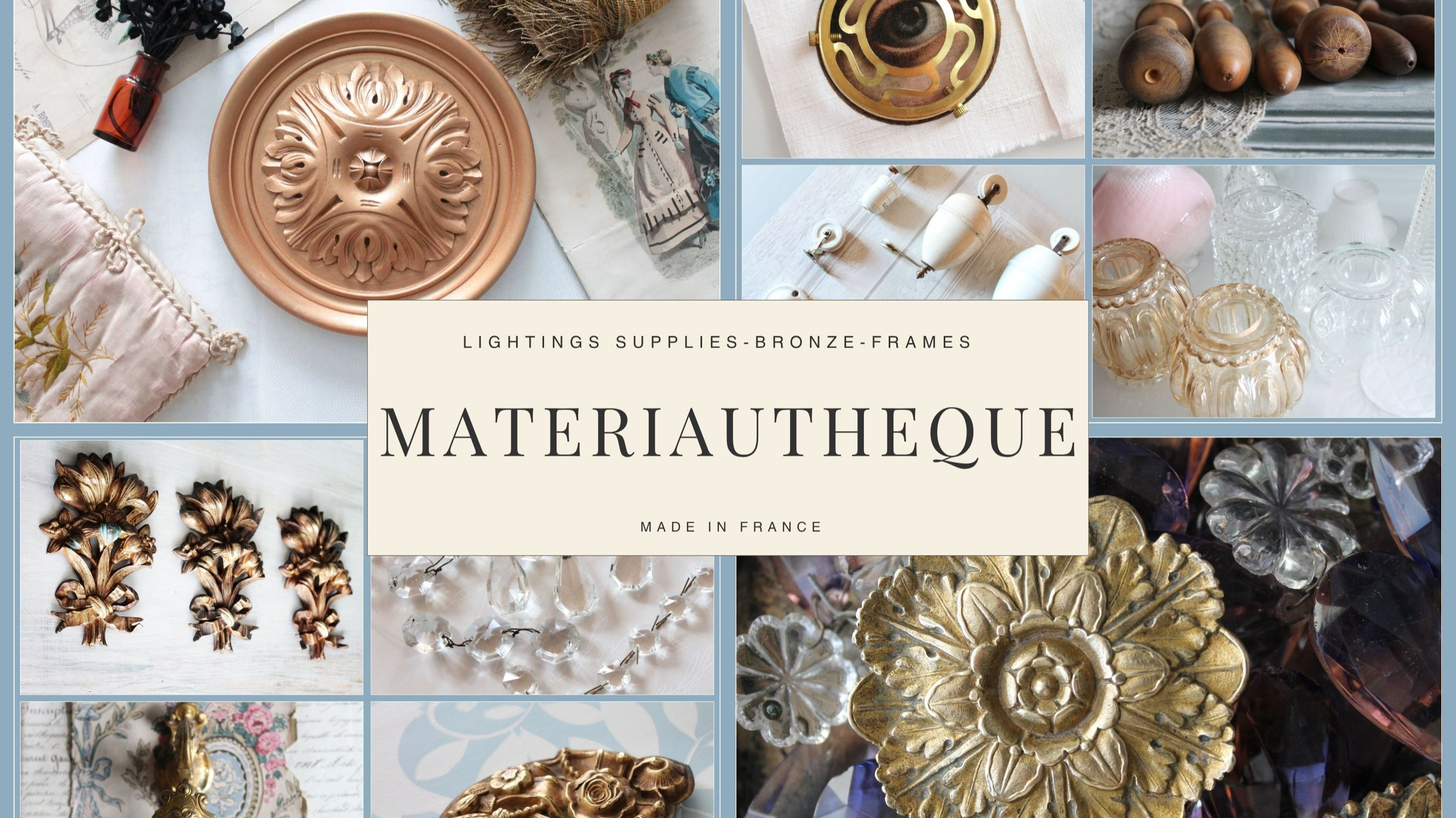 Matériaux anciens français et pièces authentiques pour restauration, décoration et créations