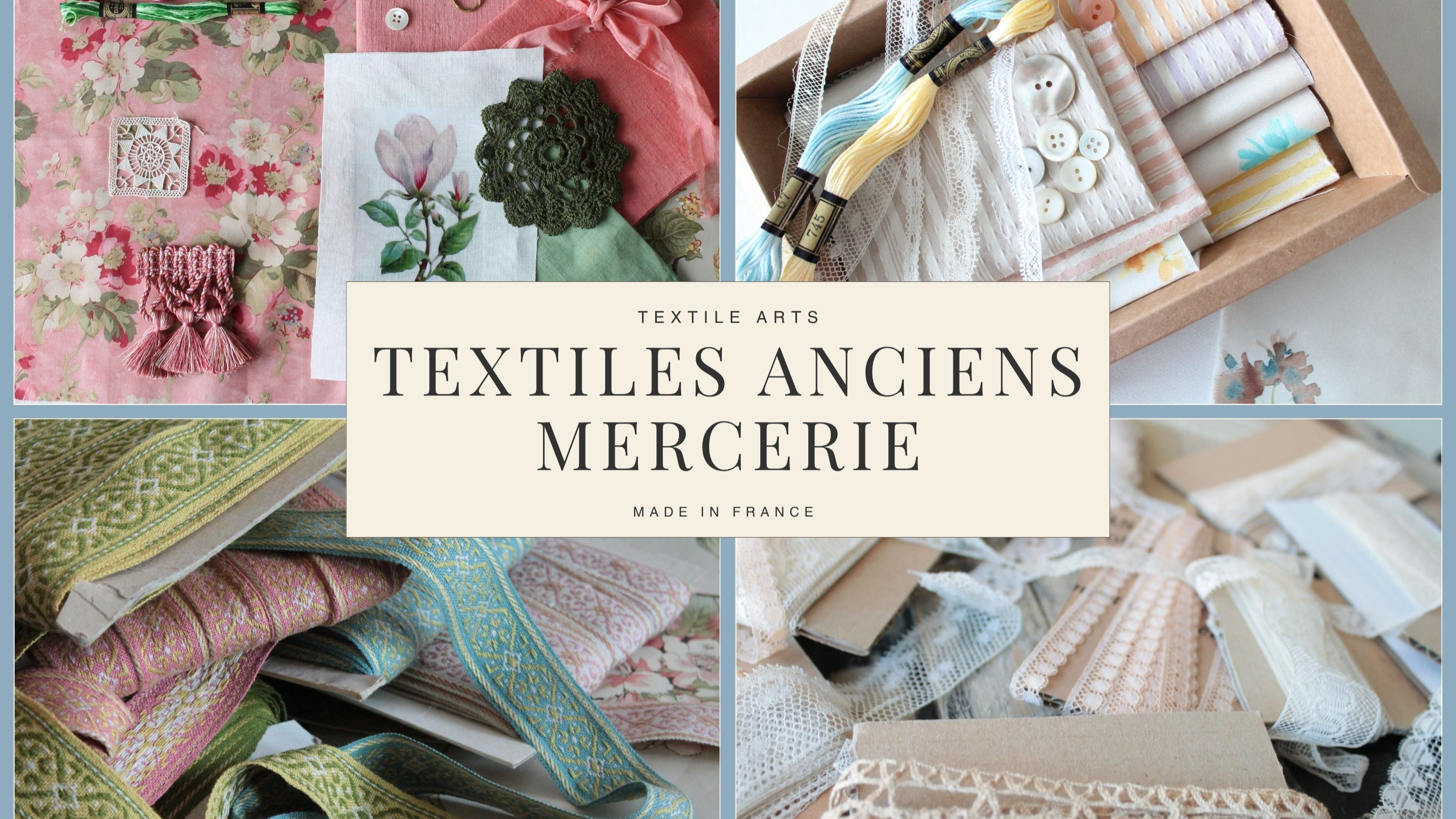 Appuyez sur cette image qui est un lien vers notre sélection pour les Arts textiles