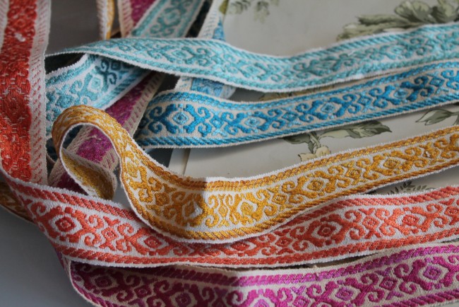IMG_5610 Ruban jacquard à motifs géométriques pour rideaux et abat-jour