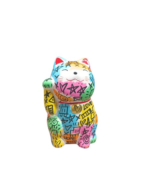 Chat Hope porte bonheur Color