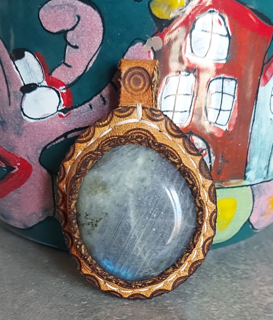 Pendentif labradorite 4