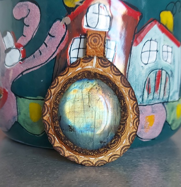 Pendentif labradorite